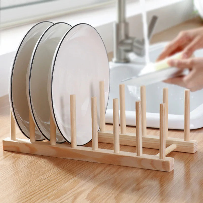 Wooden Plate Rack